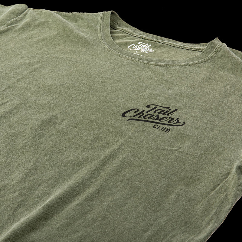 Tail-chasers-club-deer-hunting-short-sleeve-t-shirt-forest-green-TCC-4