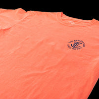 Tail-chasers-club-wahoo-fish-short-sleeve-t-shirt-melon-Orange-fishing-TCC-4